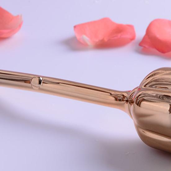 Кисть для макияжа в форме цветка розы, эргономичная ручка, приятная для кожи, мягкая косметическая кисть в форме цветка розы для красоты