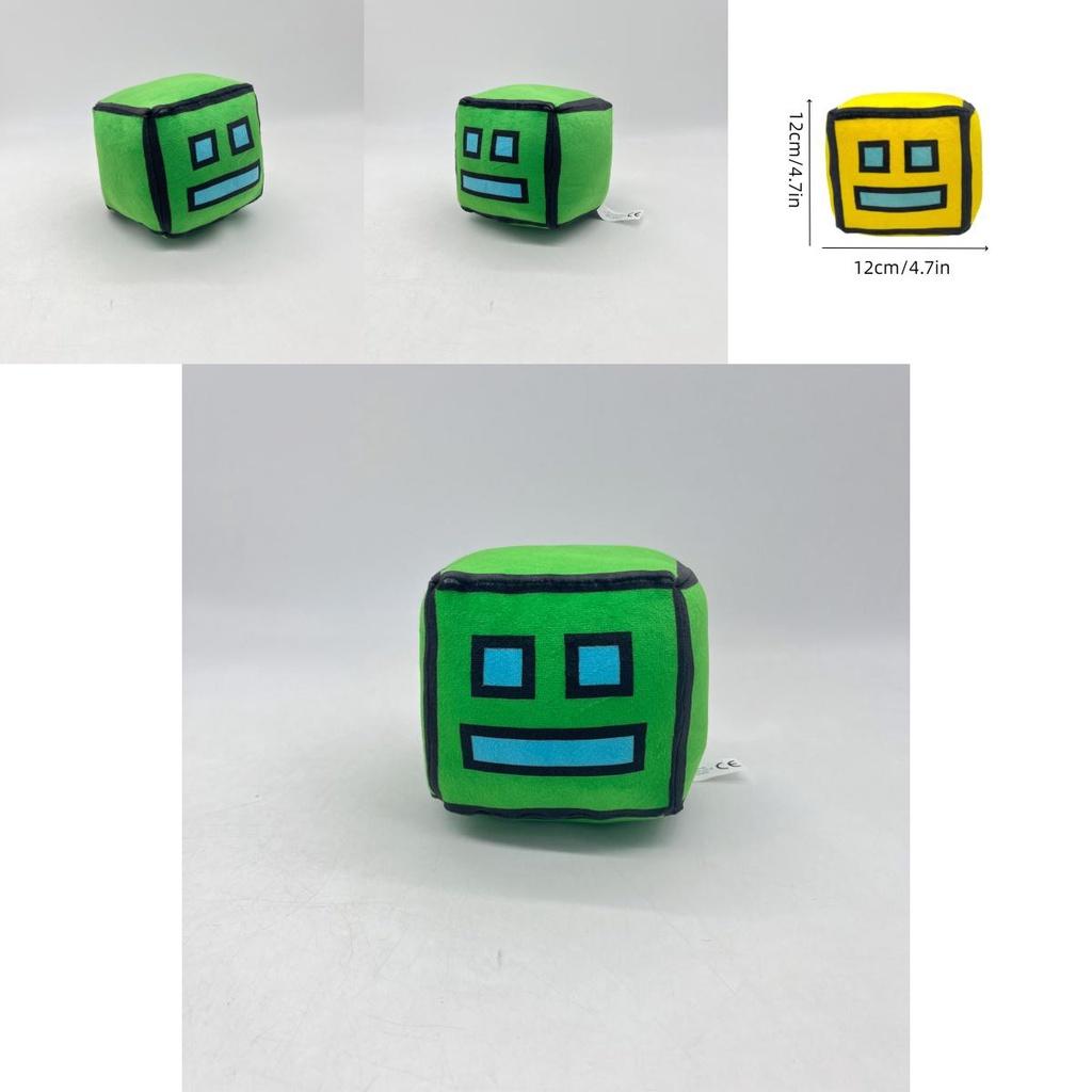 Soft And Fluffy Geometry Dash Plush Toy Perfect For Your Collection