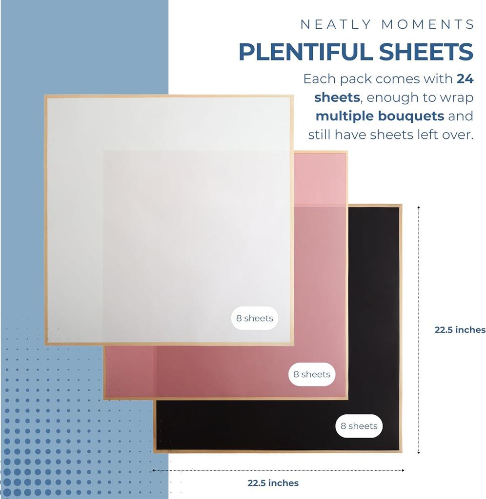 20 шт./упак. Цветочная упаковочная бумага с золотой каймой, роза в корейском стиле, полупрозрачная подарочная упаковка, цветочный букет, упаковочный материал