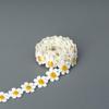 2 Yards Assorted Color Daisy Flower Trim, Embroidery Fabric Sewing Accessories Craft Supplies 14mm