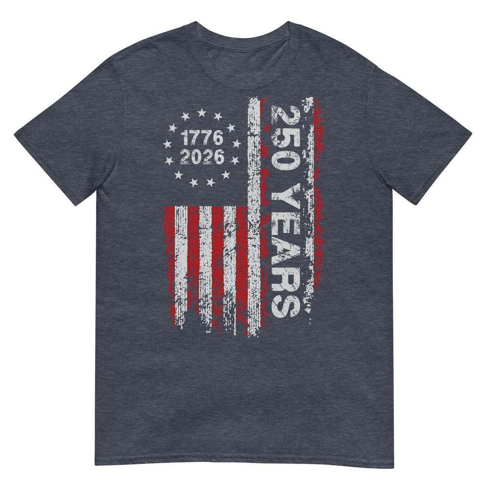 250 Years American Flag 250th Anniversary Usa Tshirt