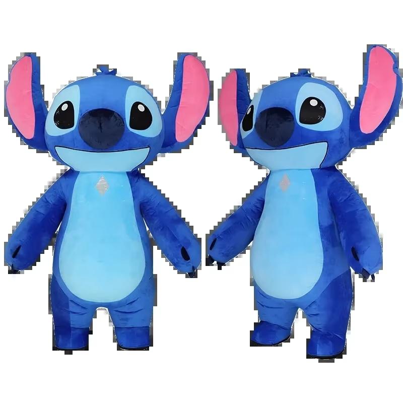 Cosplay Costumes Inflatable Costume Stitch Cute Mascot Crystal Super Soft Fabric Shopping Mall Comic Exhibition Doll Clothing