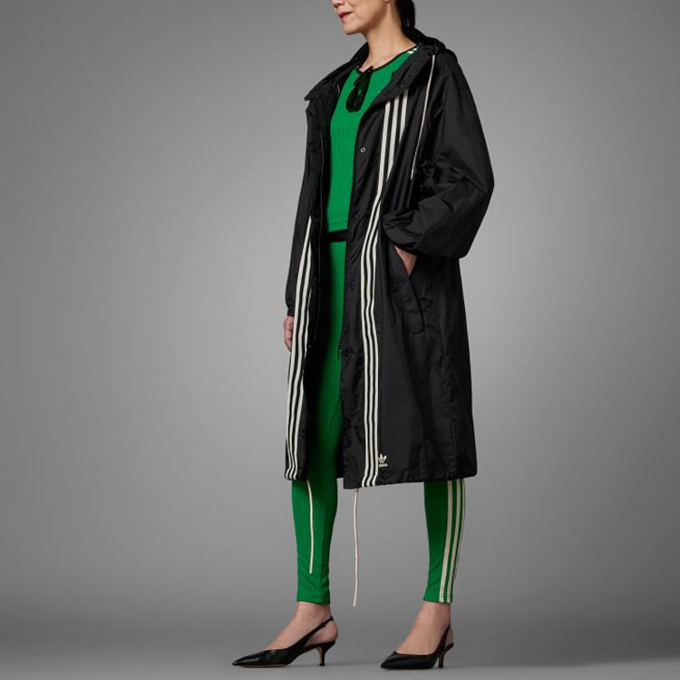 Adidas Originals SS23 Adicolor 70s Retro Series однотонная толстовка с капюшоном женская верхняя одежда черного цвета IK7857