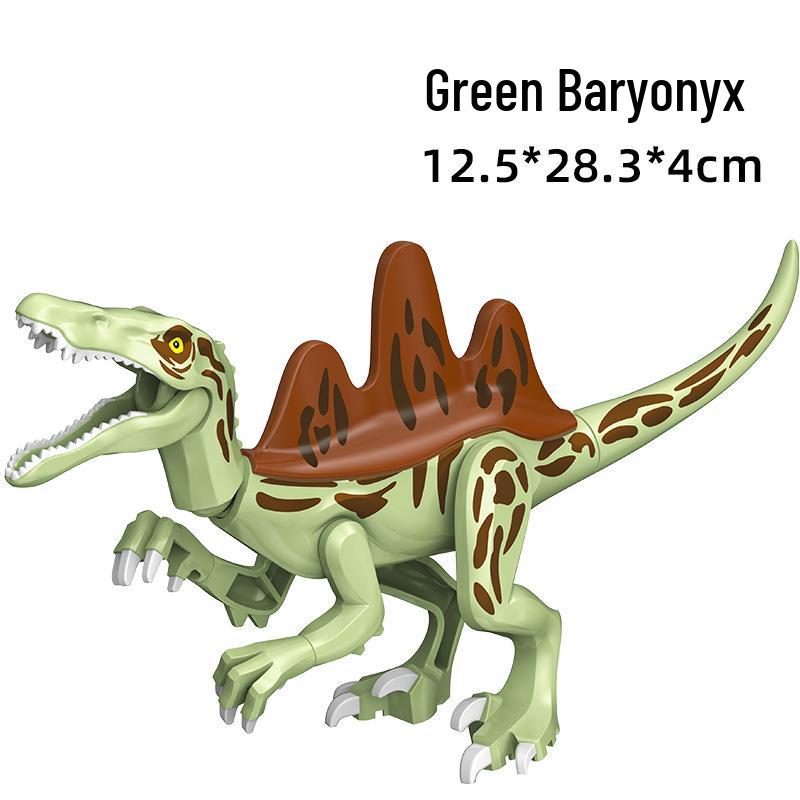 Строительные блоки динозавров юрского периода: Собранный T. Рекс, Брахиозавр, Карнотавр, Дилофозавр