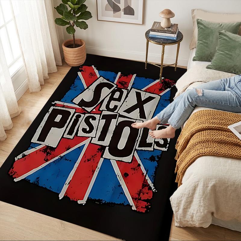 Sex Pistols Living Room Nonslip Area Rug Soft Carpet For Bedroom Game Playroom Sofa Office Home Decor Doormat Christmas Gift C926785