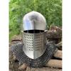 Средневековый доспех Кольчужный шлем 16 Gage Steel Barbute Armor Helmet