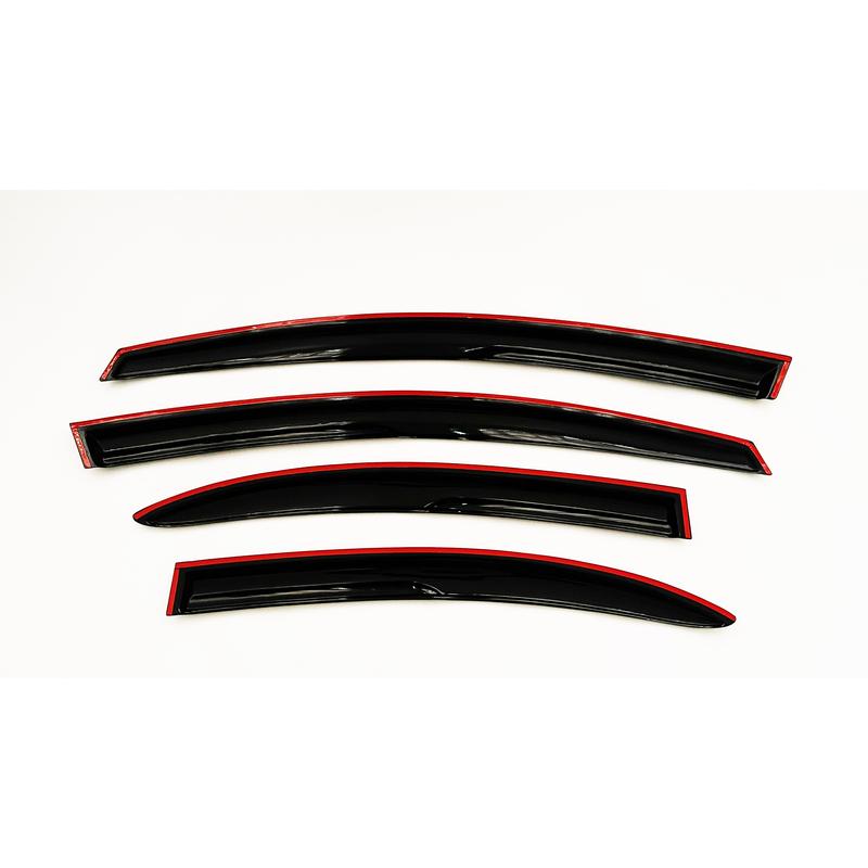 4 pcs of the latest model car window sunshade for Civic 2006-2011, window visor rain guards window visors window rain guards
