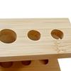 Heads Holder Accessories Wood Counter Organizer Rack for Countertop