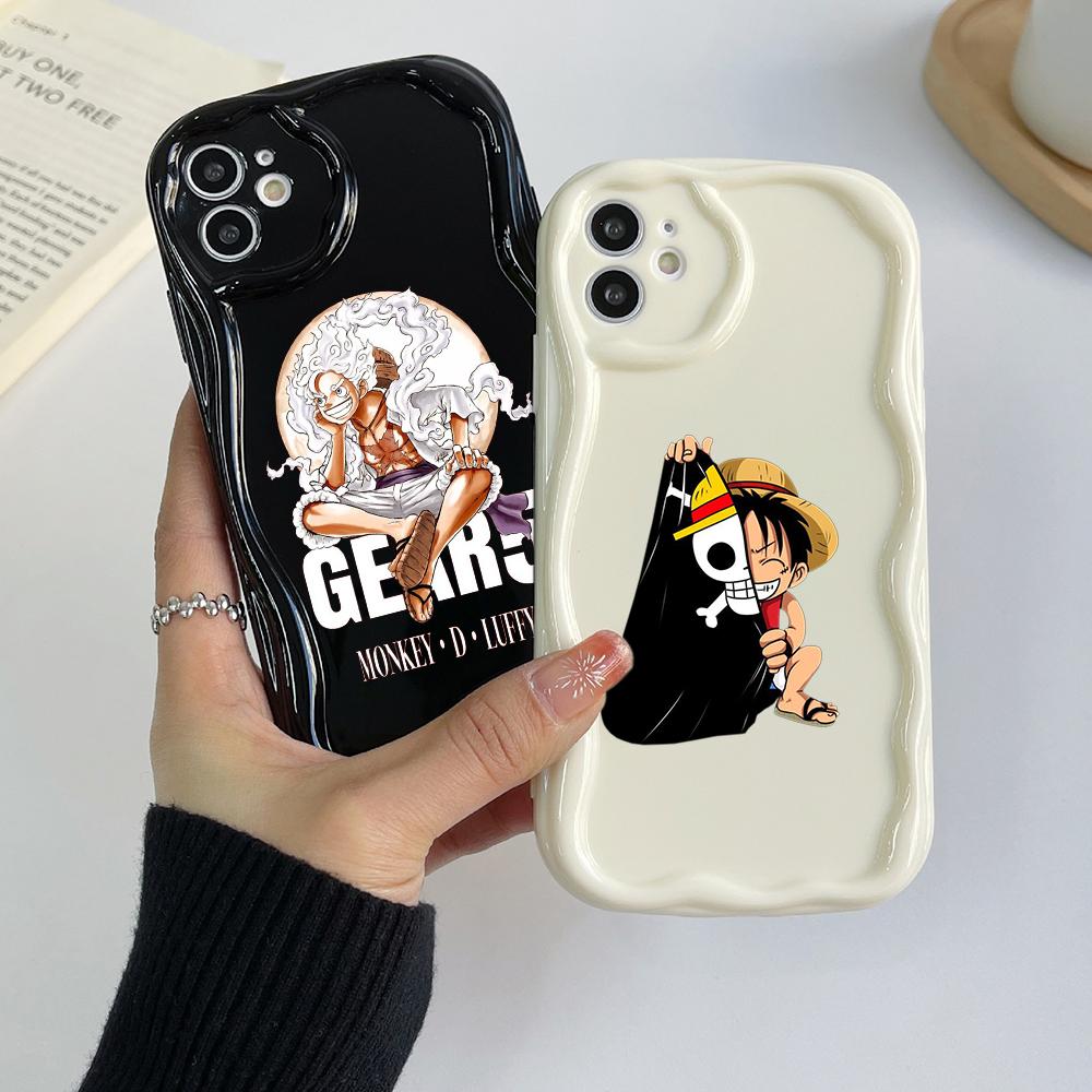 Чехлы для телефонов LZ28 One Piece Luffy Gear 5 Clear Soft Wave для Samsung S24 S23 Ultra S20 FE A54 A14 A52s A51 S10 Huawei Honor 90, защитная задняя крышка