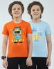 Boy's Regular Fit Printed T-Shirt | Half Sleeve | Round Neck | Casual Wear T Shirt for Boy's