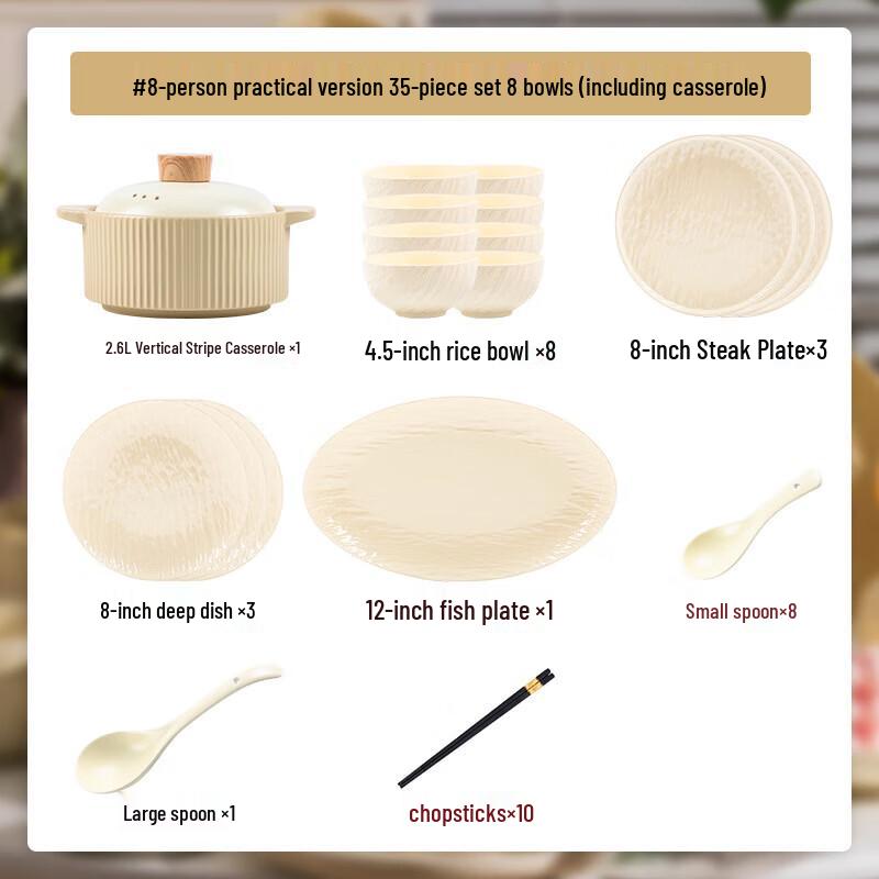 Modern Lanka Ceramic Dinnerware Set