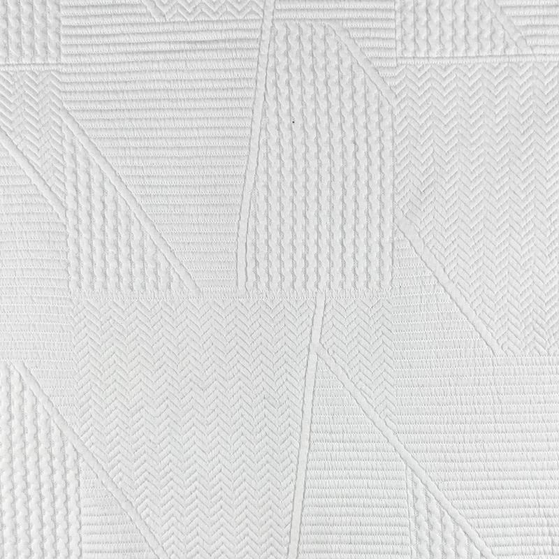 Square Grid Air Layer Jacket: Wire-Padded Polyester-Ammonia Fabric for Casual Home Wear.