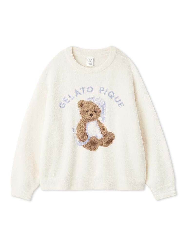 GOOD NIGHT BEAR JQD Pullover PWNT244087 OWHT Free Size [Gelato Pique] Women's