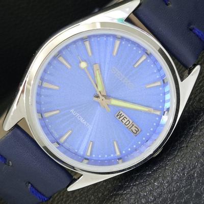 ВИНТАЖНЫЕ АВТОМАТИЧЕСКИЕ SEIKO 6309A ОТРЕСТАВРИРОВАННЫЕ ЯПОНИЯ МУЖСКИЕ ЧАСЫ С СИНИМ ЦИФЕРБЛАТОМ a701727-5