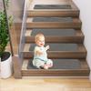 Striped Self-Adhesive Anti-Slip Stair Mat - Light Luxury Carpet Floor Mat
