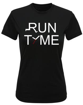 Женская переработанная футболка для тренировок Run Time Бег Фитнес Активная одежда TriDri