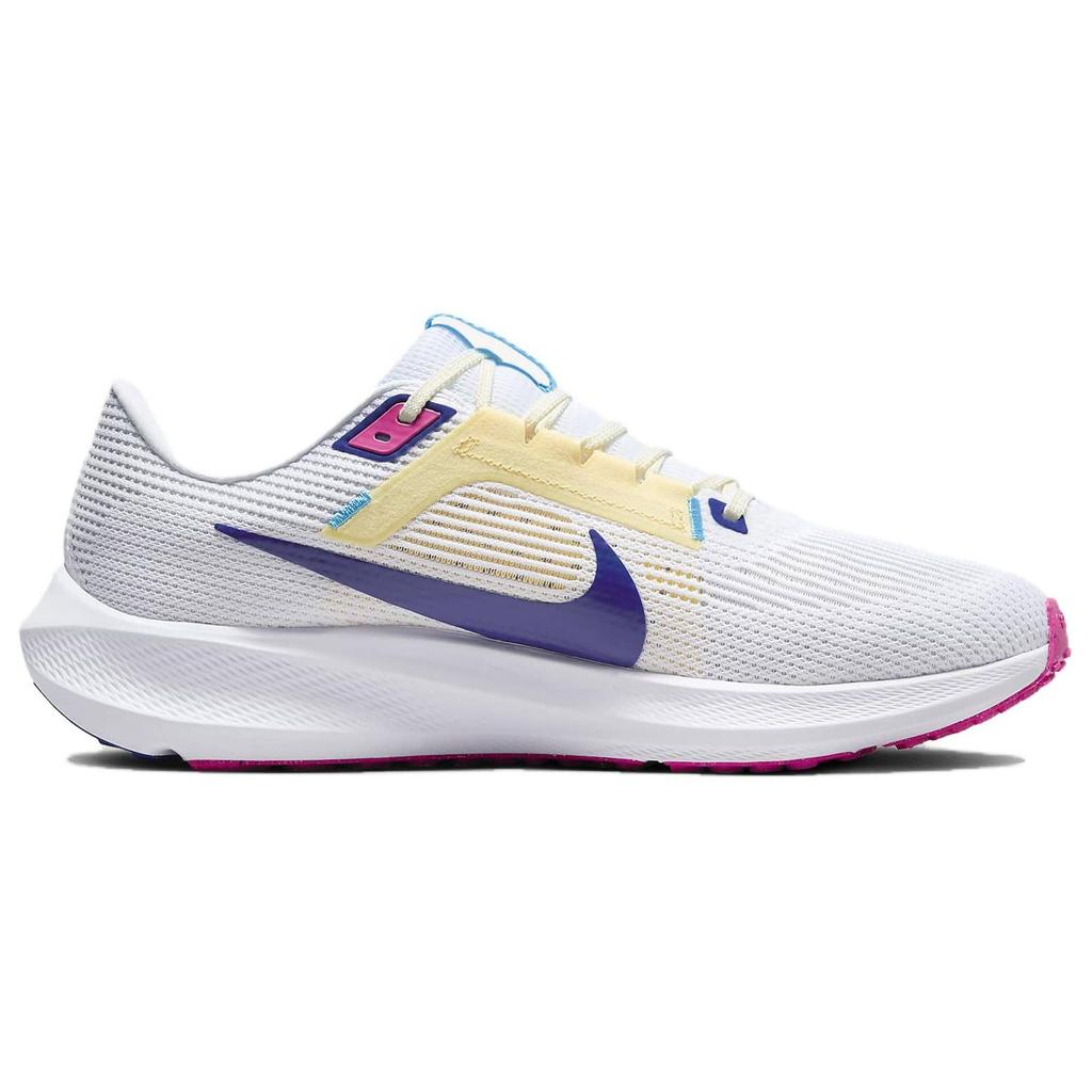 Nike Air Zoom Pegasus 40 White Deep Royal Blue Men Sneakers Photon-Dust Fierce-Pink DV3853-105