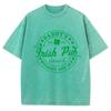 Paddy Is Irish Pub Whiskey Beer Ireland St Patrick Is Day Funny Shirts Mens Tshirts Luxury Clothing Mens Casual Washed Shirt