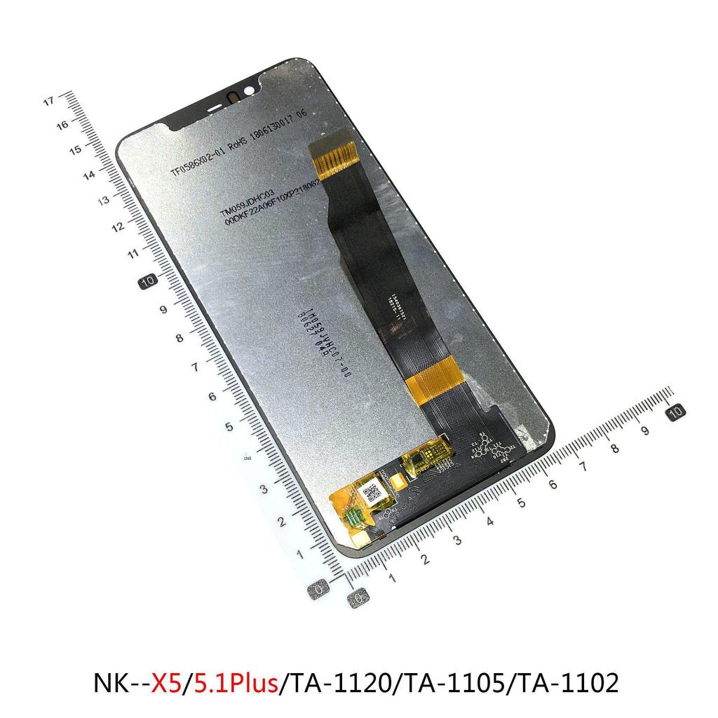 Compatible Replacement LCD Screen for Nokia 5, 5.1, 5.1 Plus, 6.1 Plus, X6, X5 Models