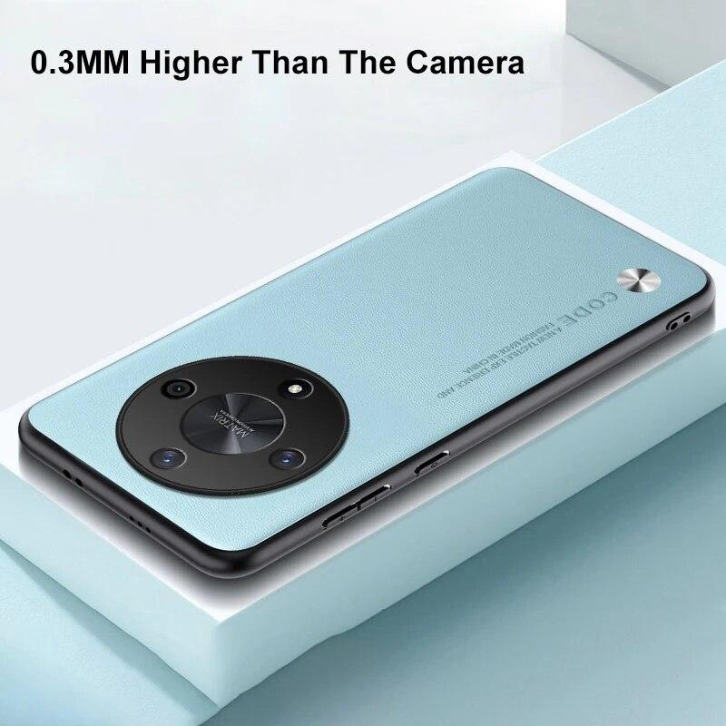 Обычный чехол из искусственной кожи для Honor X9B X9A 5G, задняя крышка, матовый силиконовый противоударный чехол с мягкой кромкой, полная защита для телефона Honor X9 4G HonorX9 B