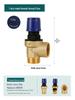 Brass Thread Safety Valve Solar Angle Valve Automatic Pressure Relief Tap