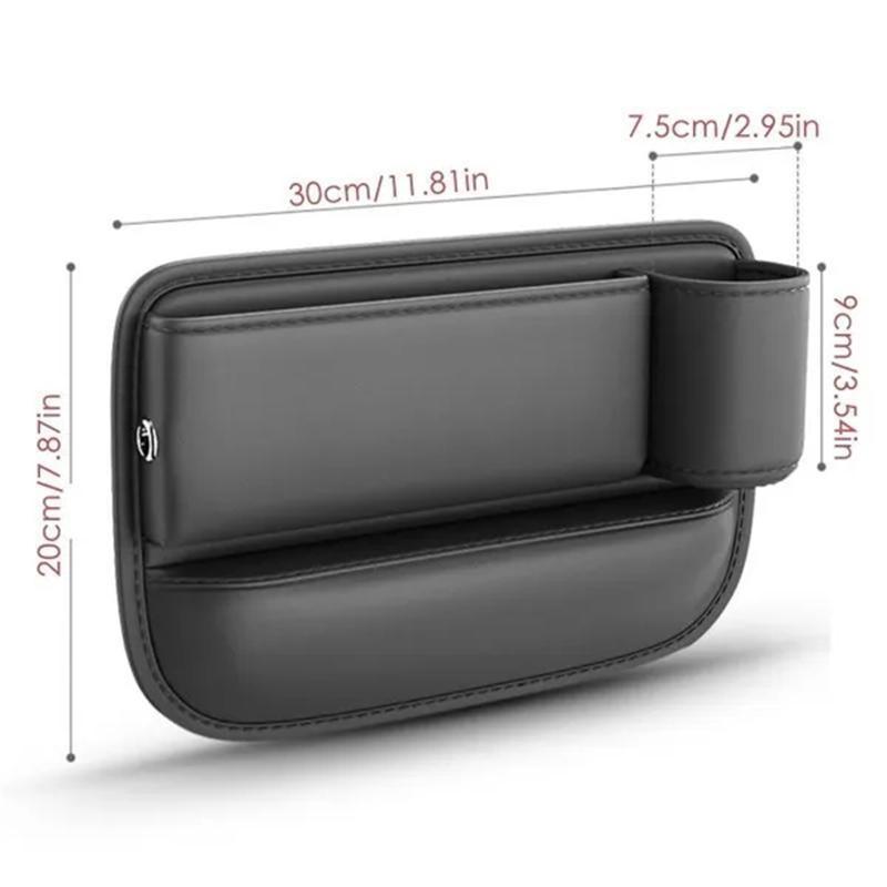 2 типа ящик для хранения автомобильного сиденья, водостойкий кожаный наполнитель для сиденья, консоль, боковой органайзер, сумка, аксессуары для салона автомобиля