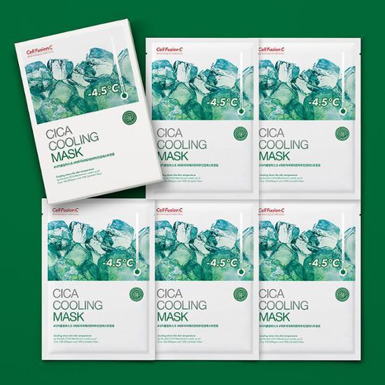 Маска Cellfusion C Post Alpha Cica Cooling Mask 5 шт.
