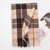 Plaid Scarf Women's Autumn and Winter New Versatile Thickened Shawl High-end Atmosphere Warm Scarf