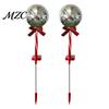 Easy Install Lawn Stake Lights 2Pcs Solar Christmas Ball Light, Color Changing LED Garden with Rechargeable Powered Yard Stakes 13 Beads, IP65