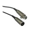 SHURE Microphone Cable XLR3 Pin Female Pin Male C25E (Black)XLR3 (Chrome) 7.5m []