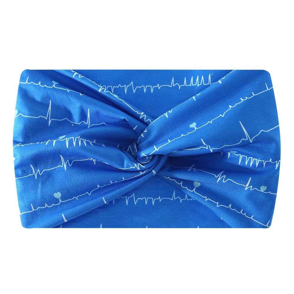 Африканская очень широкая эластичная повязка на голову для йоги и спорта