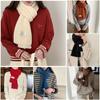 Thicken Women Knitted Scarf Windproof Long Scarves Vintage Wrap Shawls