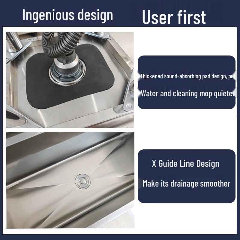 Stainless Steel Floor-Standing Mop Sink