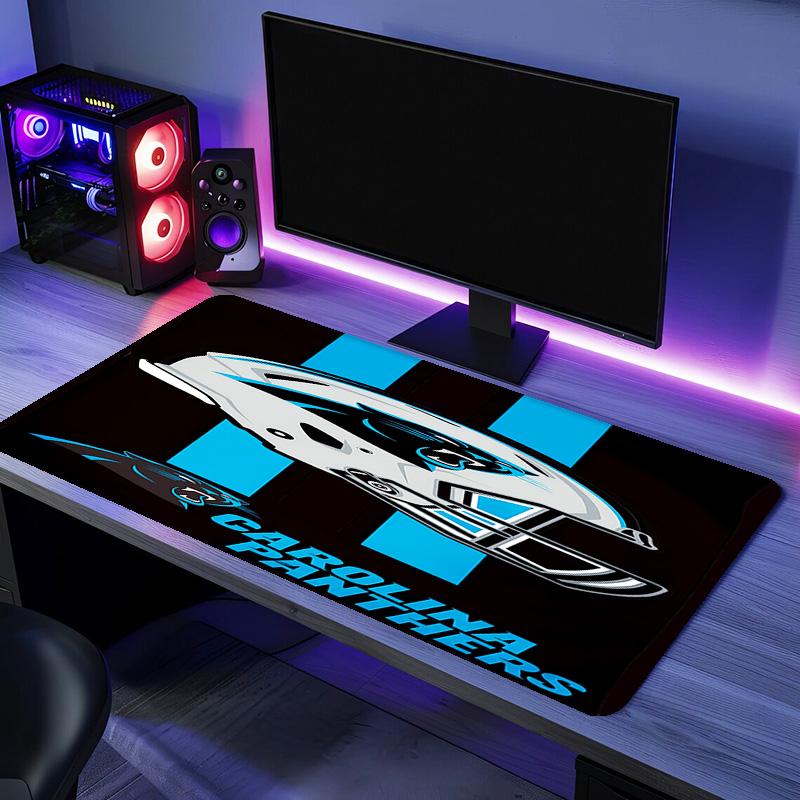 Carolina Panthers Mouse Pad - Non-Slip Rubber Base, Smooth Surface for Work,Gaming,Office,And Home Use, Desk Mouse Pad