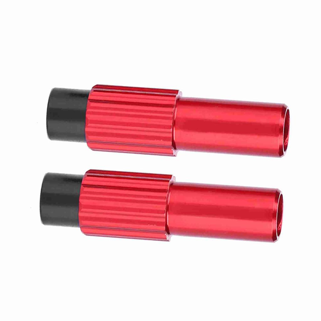 1 пара велосипедных тормозных тросов, соединительный элемент переключения передач, регулятор, корпус, крышка (красный)