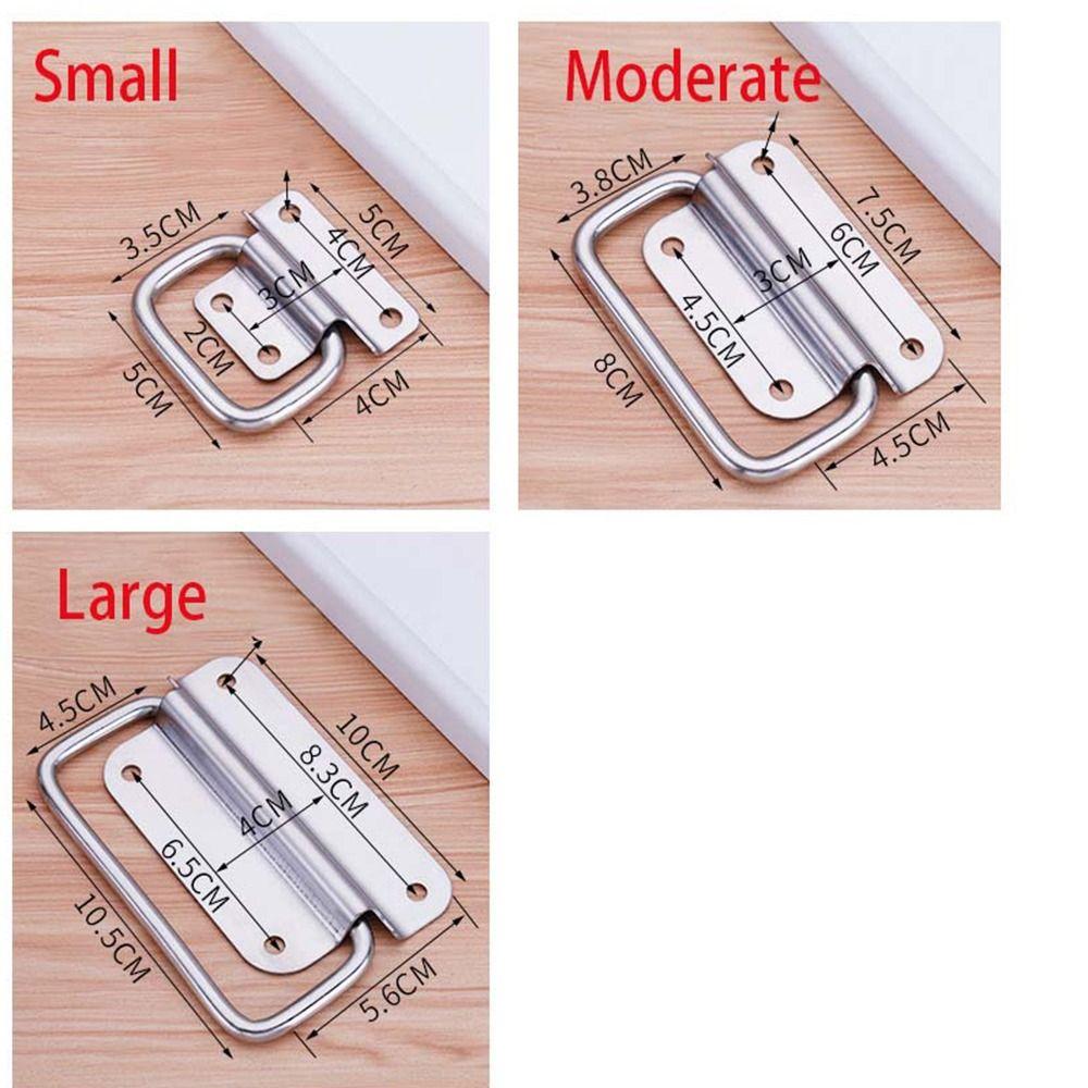 Folding Tool Box Handle Knobs Case Handle Simple Cabinet Folding Handle Furniture Fittings