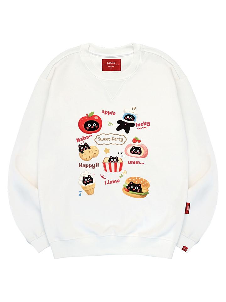 Свитшот Ellamo Sweet Party Унисекс Большого Размера S~4XL (Тип Б)