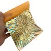 25 Sheets Golden Foil Leaf Booklet – Colorful Imitation Golden Leaf for Gilding Craft, Decoration & Art