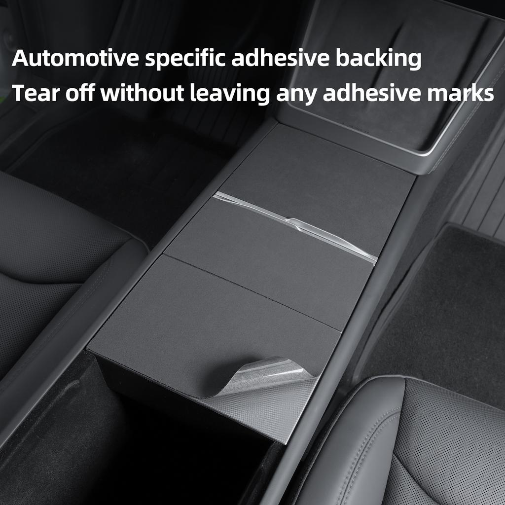 Suede Central Control Panel Sticker for Tesla Model Model Y Juniper Model 3 Highland Console Protector Cover Car Accessories