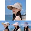 Summer Breathable Wide Brim Sun Hat With Polyester Material For Women Sunshade And Uv Blocking