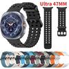 Силиконовый ремешок Ocean для Samsung Galaxy Watch Ultra 47 мм Оригинальный дышащий браслет Ремешок Correa Galaxy Watch 8-7 Ultra 47 мм