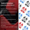 Betterhumz For Mazda 6 2003-2015 Made of Alcantara Auto Steering Wheel Panel Button Trim Sticker Tuning Car Interior Accessories