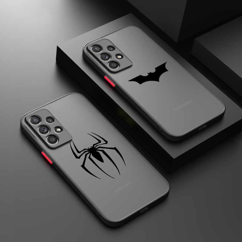 Чехол для телефона Spider-Man Iron Man LOGO Для Samsung A56 A55 A54 A53 A36 A34 A33 A32 A31 A26 A25 A24 A23 A22 A21S A17 A15 A07