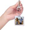 50 шт. Акриловый брелок с фотографией, пустой брелок с фотографией, акриловый брелок с фоторамкой
