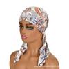 Ethnic Style Multi-Color Bandana Hat for Summer - Lightweight Chemotherapy, Braided, Windproof, and Perfect for Pregnant or Postpartum Women.