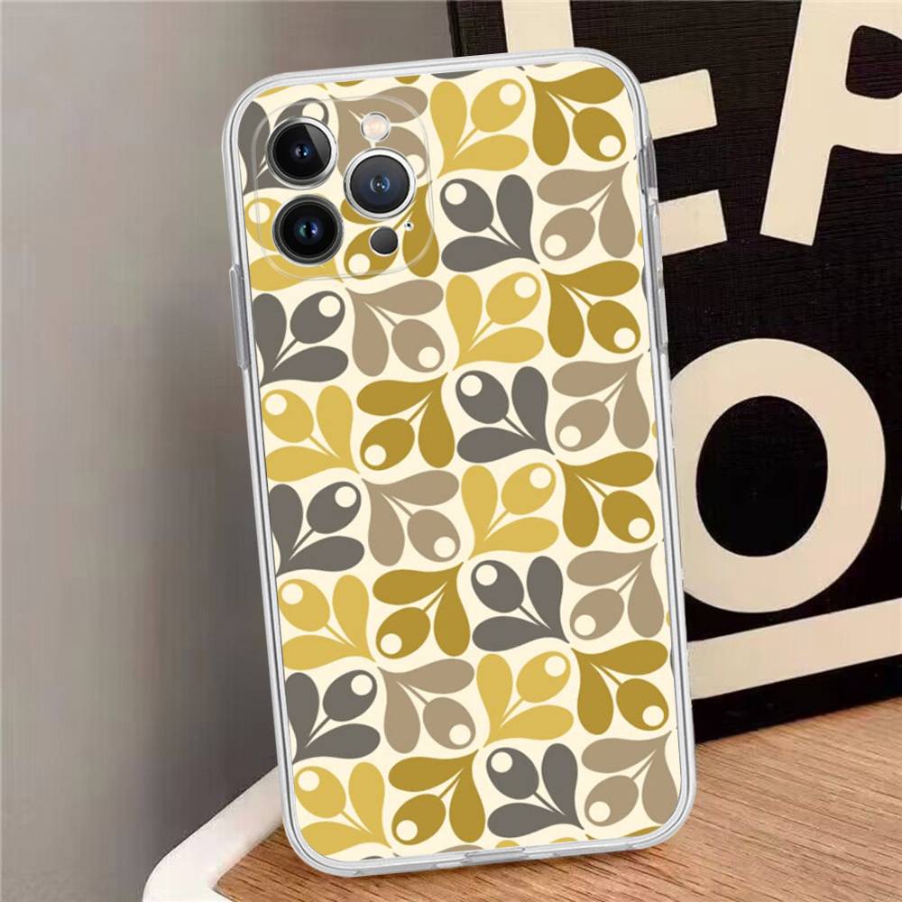 Чехол-книжка Orla K-Kiely с принтом Multi Stem для iPhone 16 15 8 7 6 6S Plus X SE XR XS 14 11 12 13 Mini Pro Max