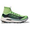 HOKA One One Tecton X 3 Удобные Универсальные Амортизирующие Прочные Кроссовки для трейлраннинга с высоким верхом Мужские кроссовки Зеленые 1155112-TTW