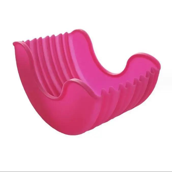 4 шт. выдвижных силиконовых держателя для гамбургеров, фиксированная коробка для гамбургеров, подставка для сэндвичей, подставка для бургеров, моющийся соус для гамбургеров с картофелем фри