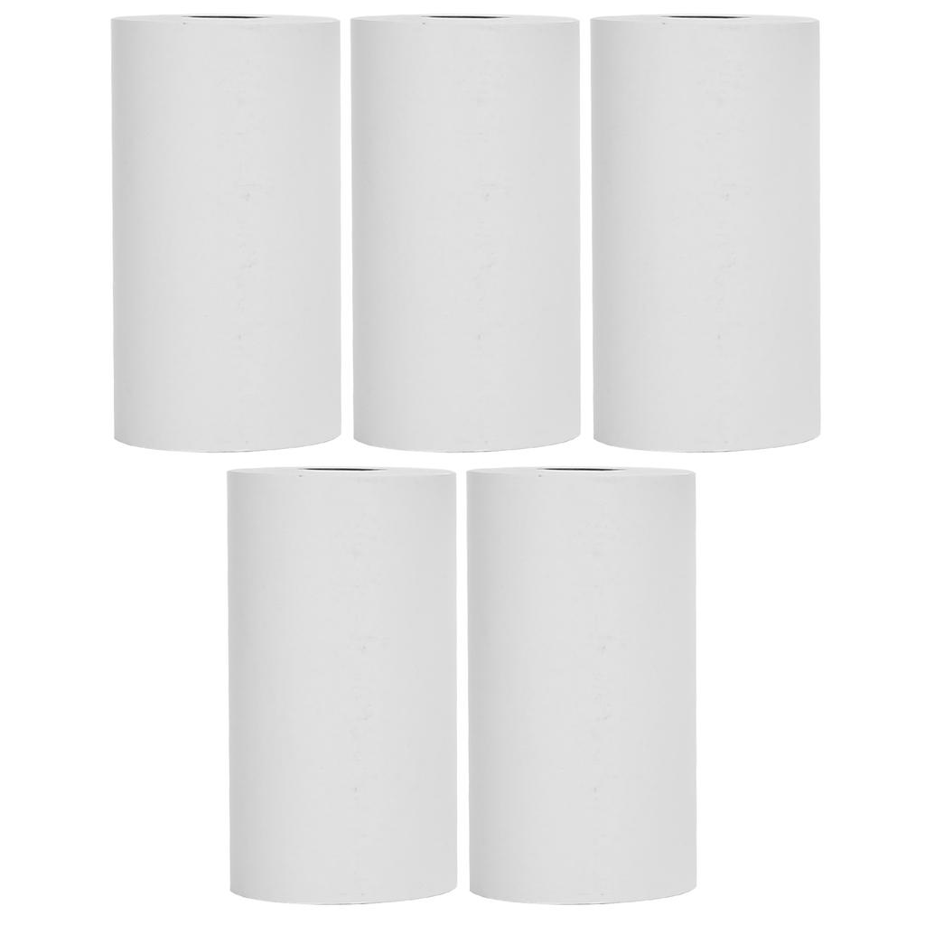 5 Rolls Thermal Receipt Paper Roll Thermal Paper for Office Machine Small Printer