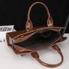 New Men's Handbag Horizontal Korean Men's Bag Shoulder Messenger Business Computer Briefcase Retro Trendy Bag